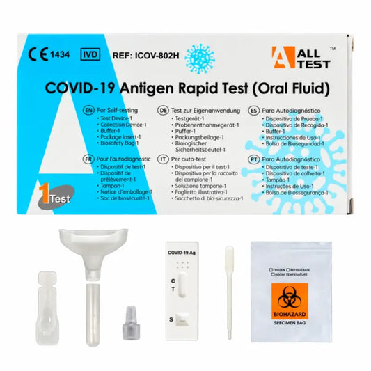 Rýchly antigénový test na Covid-19 zo slín – 1 kus – All Test