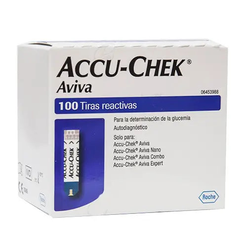 Accu-Chek Aviva Blood Glucose Test Strips 100 units