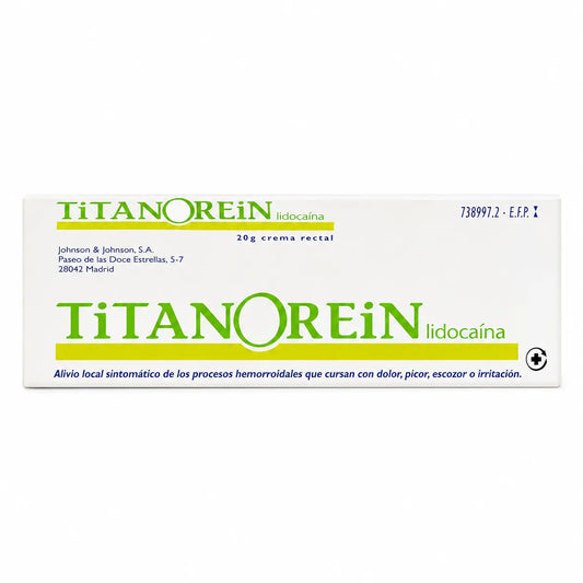 Titanorein Lidokain – rektálny krém 20 g