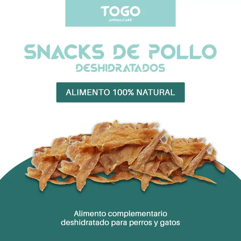 Togo Snack Natural – kuracie prúžky, balenie po 3 kusoch