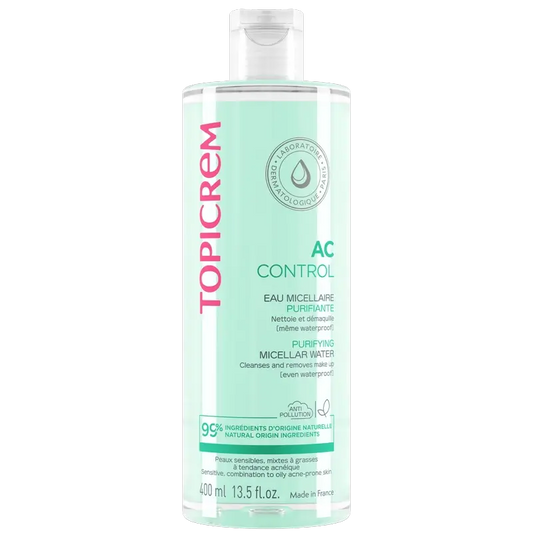 Topicrem Ac Control Čistiaca micelárna voda, 400 ml