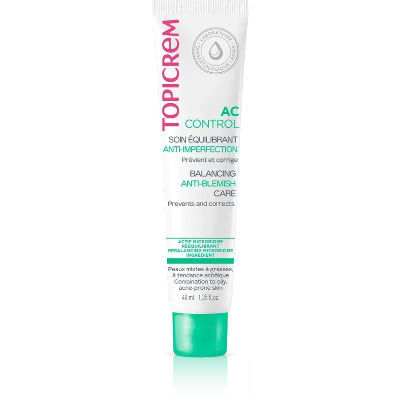 Topicrem Ac Control – vyvažujúca starostlivosť proti nedokonalostiam, 40 ml