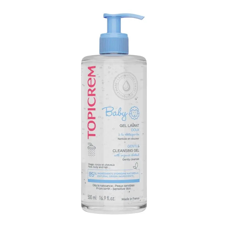 Topicrem Baby jemný čistiaci gél, 500 ml