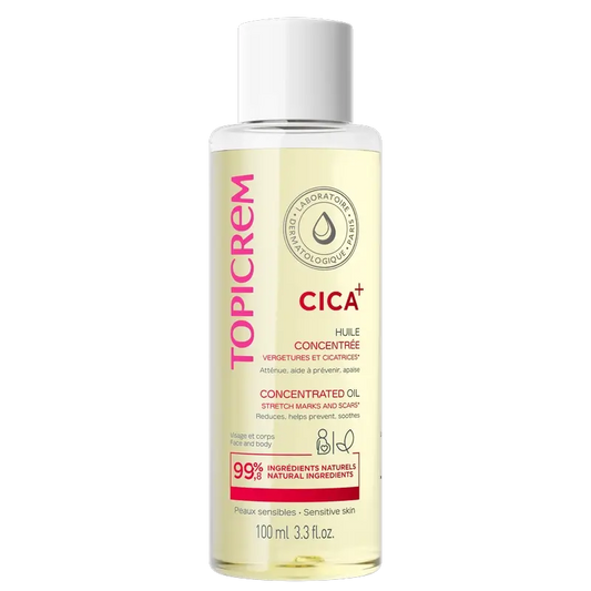 Topicrem Cica – olej na jazvy a strie, 100 ml