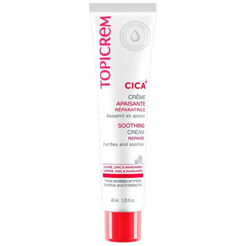 Topicrem Cica – upokojujúci regeneračný krém, 40 ml