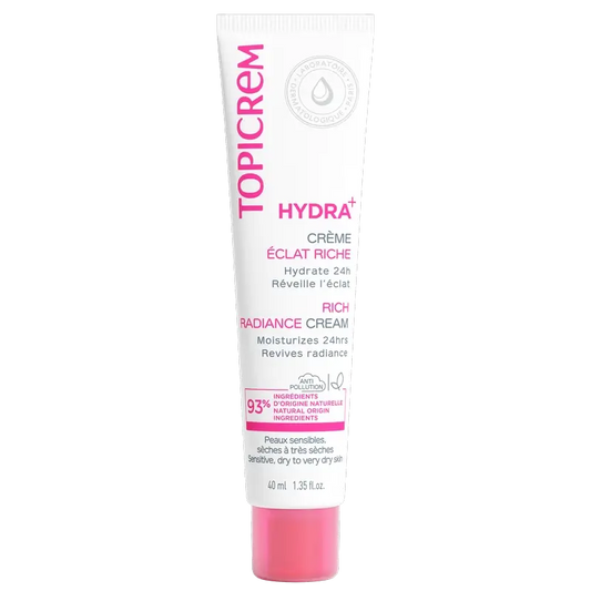 Topicrem Hydra+ Bohatý hydratačný krém rozjasňujúci pleť 40 ml