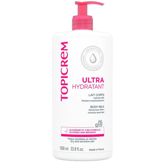 Topicrem Ultra-hydratačné telové mlieko 1 l