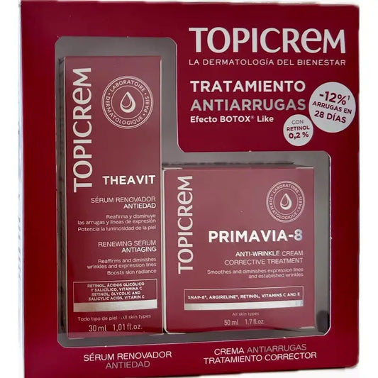 Topicrem balíček: sérum Theavit 30 ml + krém Primavia-8 50 ml
