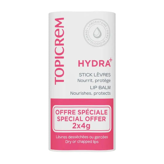 Topicrem Pack Topicrem Duo H+ Balzam na pery, 2x4 g
