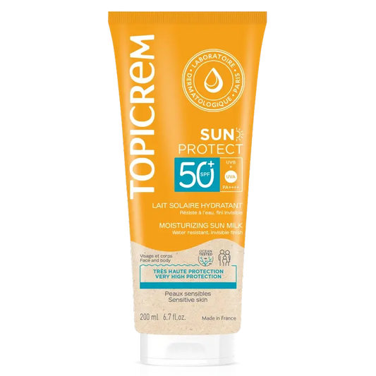 Topicrem Sun Protect Opaľovacie mlieko SPF 50+, 200 ml