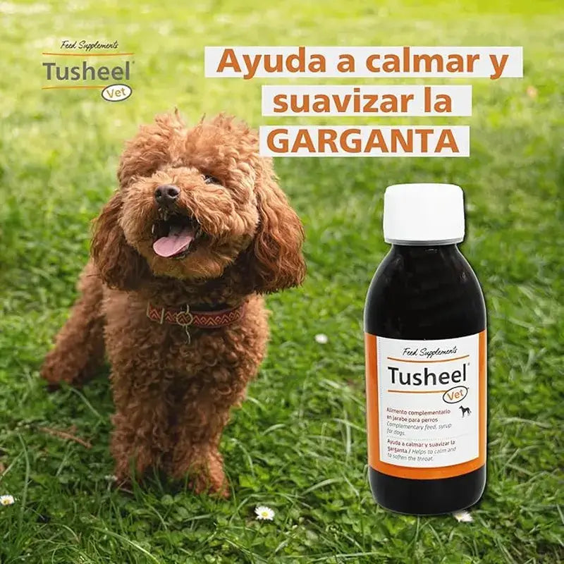 Heel Tusheel Veterinárny sirup proti kašľu pre psov a mačky 150 ml