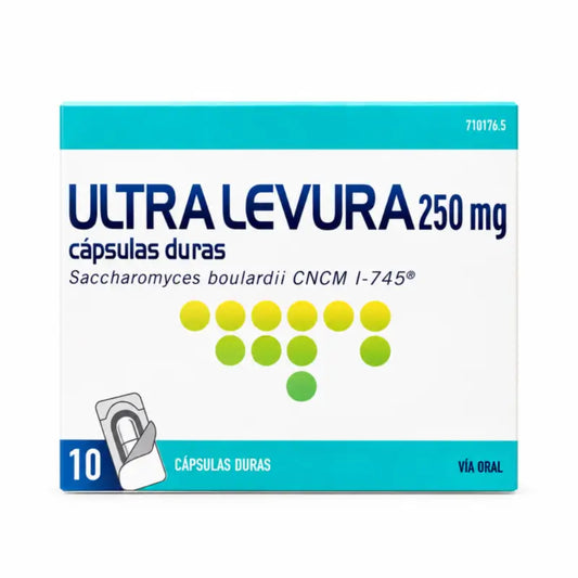 Ultra Levura 250 mg, 10 tvrdých kapsúl