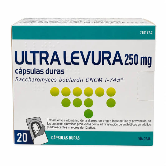 Ultra Levura 250 mg, 20 kapsúl