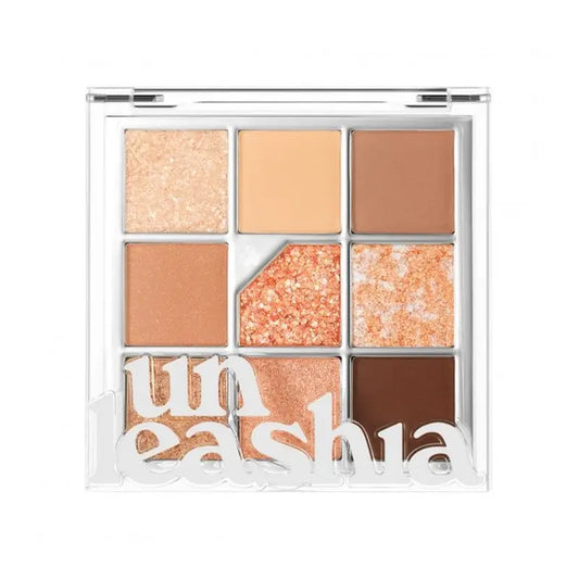 Unleashia Glitterpedia Paleta očných tieňov č. 2 All Of Brown, 6,2 g