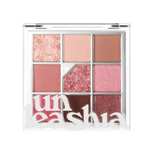 Unleashia Glitterpedia Paleta očných tieňov č. 5 All Of Dusty Rose, 6,2 g
