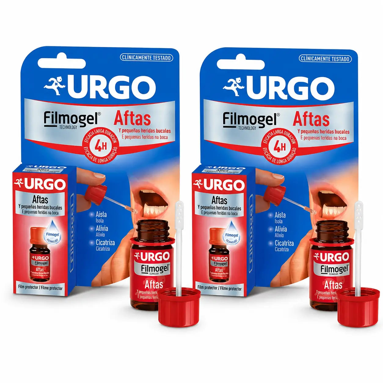 Urgo Aftas Filmogel, fľaštička 6 ml, balenie po 2 ks
