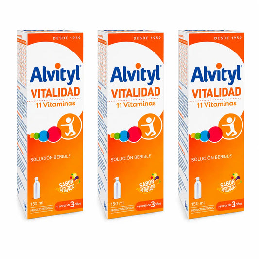 Urgo Alvityl Vitality 11 vitamínov 150 ml, balenie po 3 kusoch