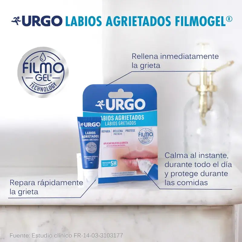 Urgo Filmogel na popraskané pery, 7 ml
