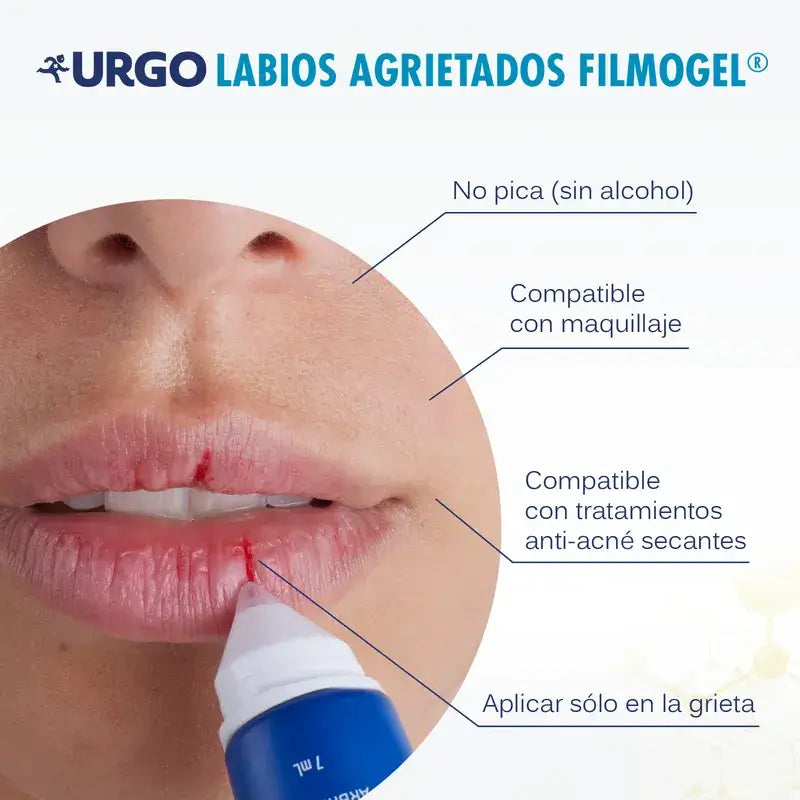 Urgo Filmogel na popraskané pery, 7 ml