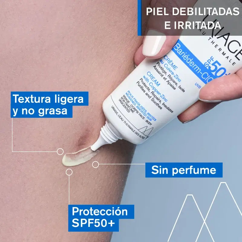 Uriage Bariéderm Cica krém SPF 50+ 40 ml