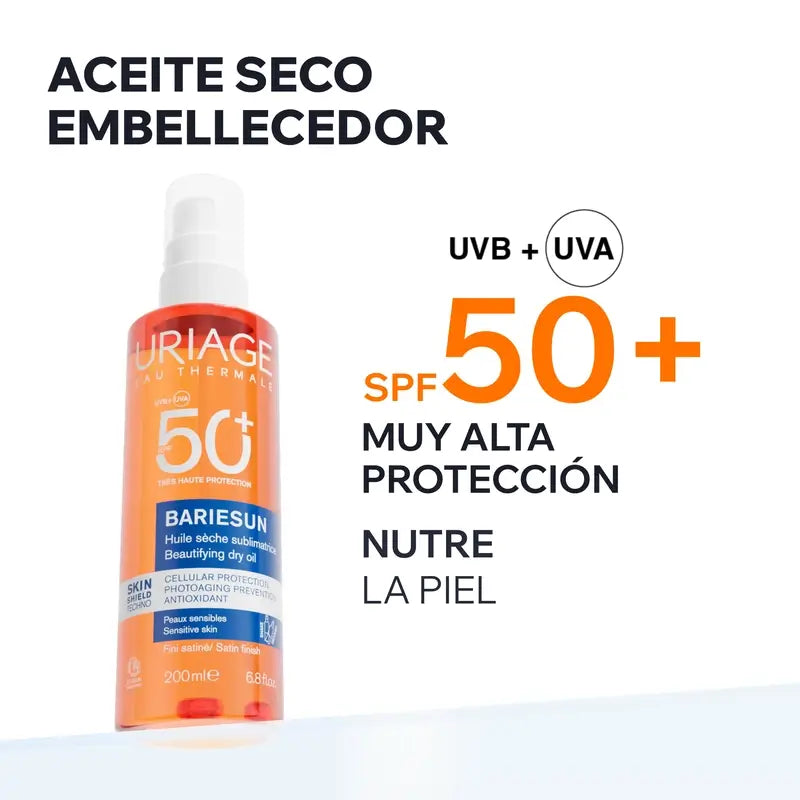 Uriage Bariésun Suchý olej SPF 50+, 200 ml