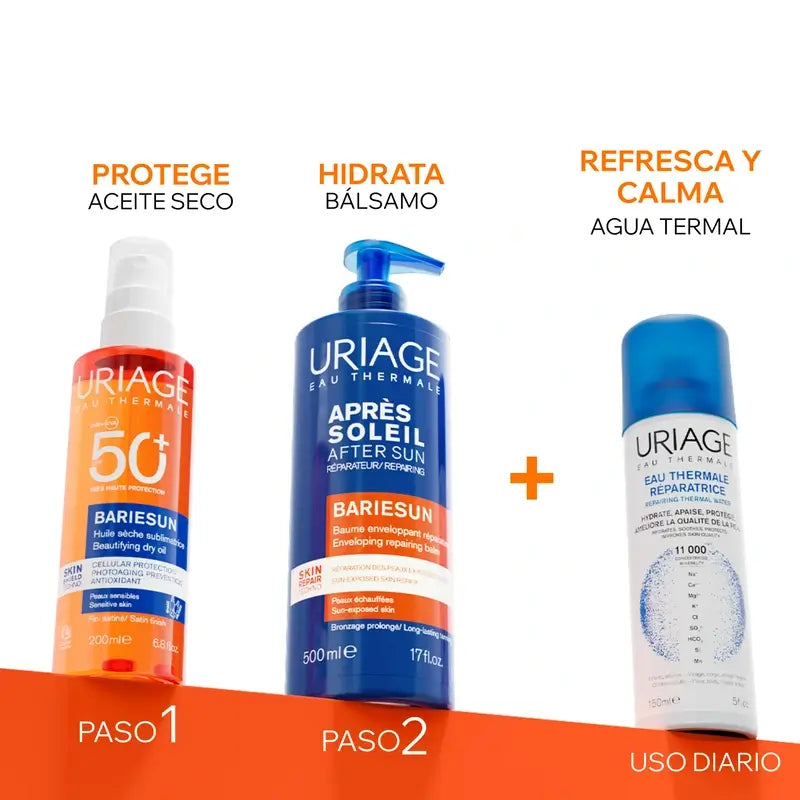 Uriage Bariésun Suchý olej SPF 50+, 200 ml