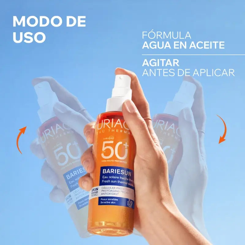 Uriage Bariésun Refreshing Sunscreen Water Spf50+, 200ml