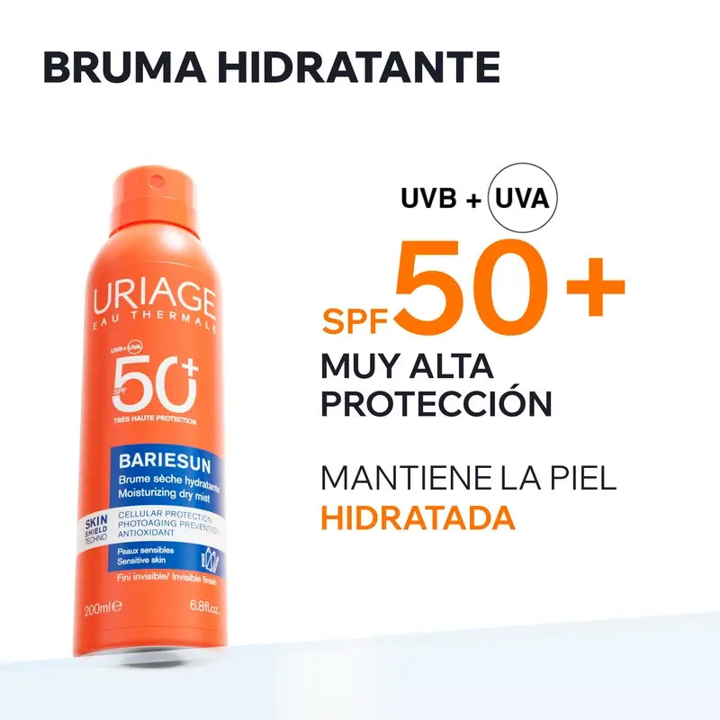 Uriage Bariésun Suchý sprej SPF 50+, 200 ml