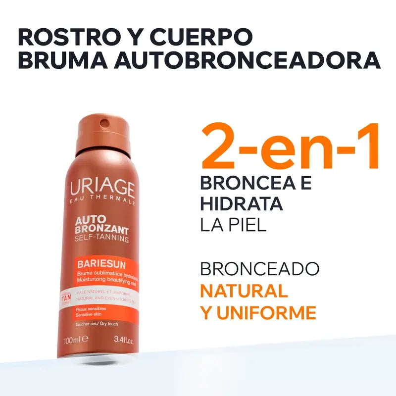 Uriage Bariésun Termálna hmla na samoopaľovanie 100 ml