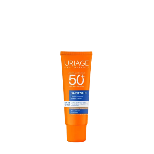 Uriage Bariésun Kompaktný minerálny krém SPF 50+ Zlatá farba 10 g
