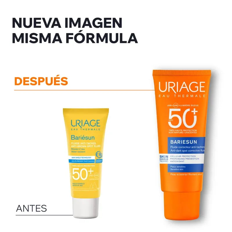 Uriage Bariésun Fluid proti pigmentovým škvrnám SPF 50+ 40 ml
