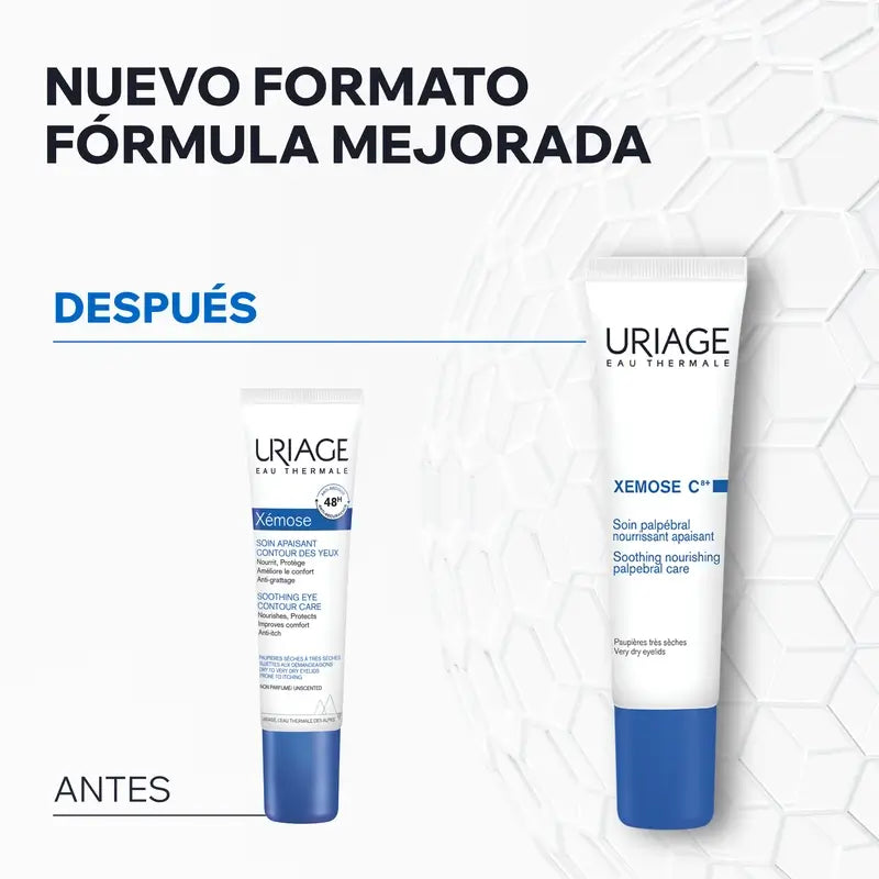 Uriage Xemose C8+ Upokojujúci prípravok na očné viečka 15 ml