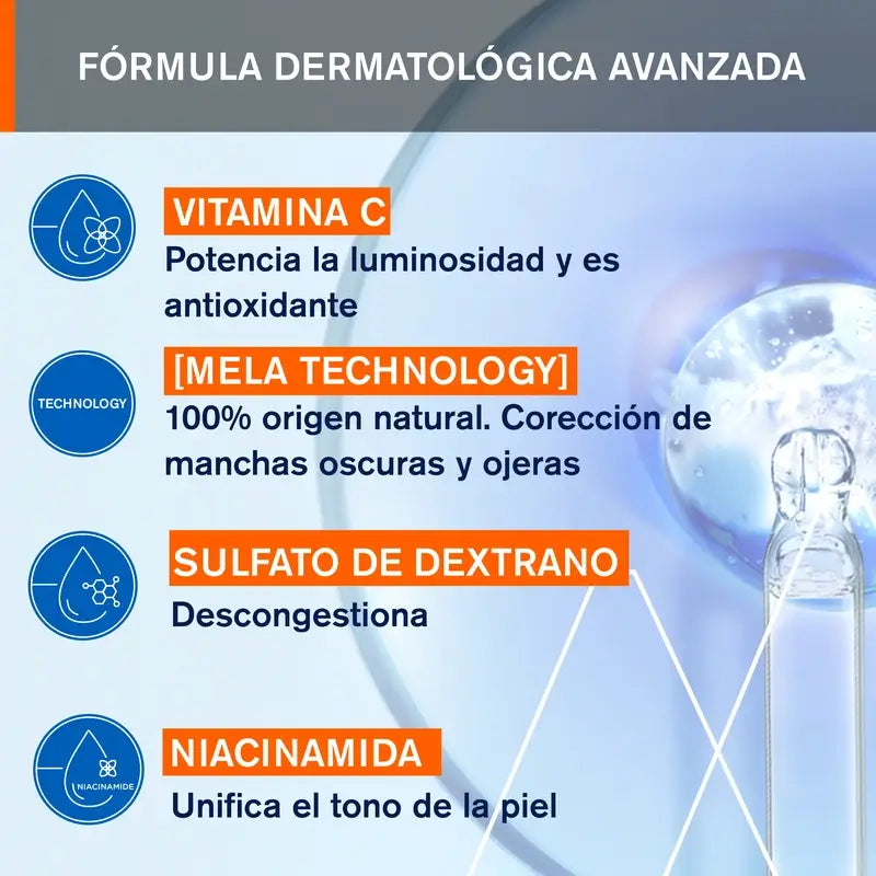 Uriage Dépiderm Ošetrenie okolia očí proti pigmentovým škvrnám a pre rozjasnenie, 15 ml