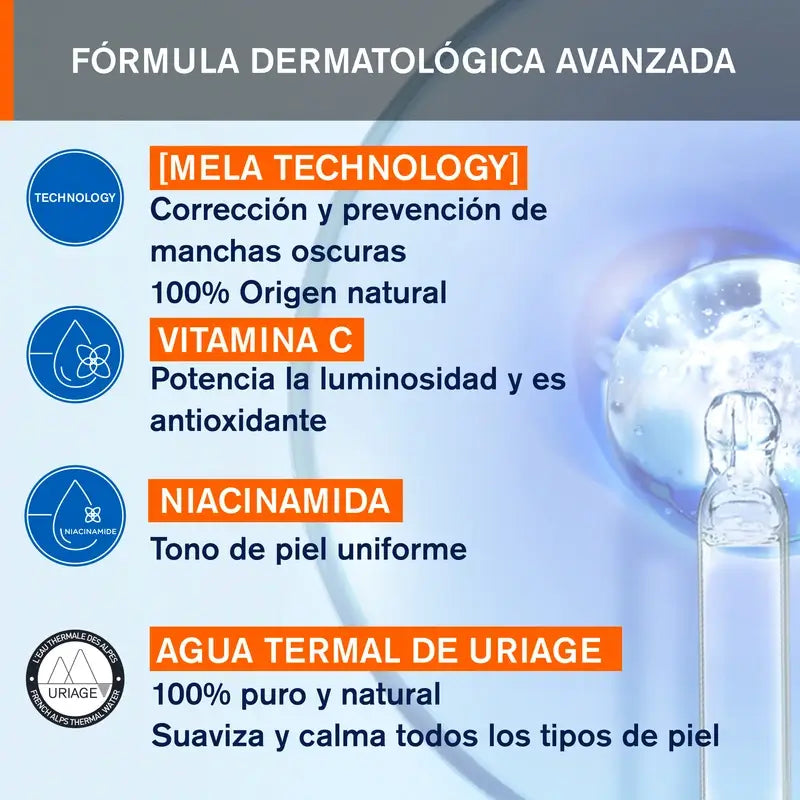 Uriage Dépiderm Rozjasňujúca čistiaca pena 100 ml