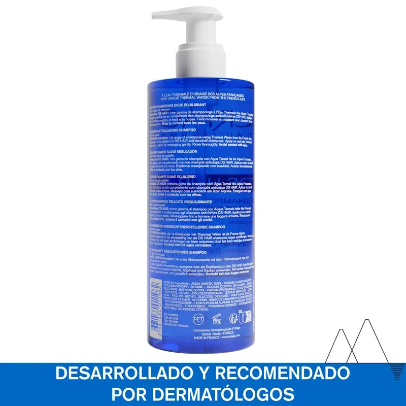 Uriage Ds Hair Jemný vyvažujúci šampón 500 ml