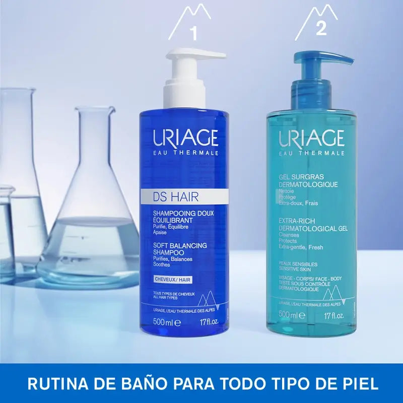 Uriage Ds Hair Jemný vyvažujúci šampón 500 ml