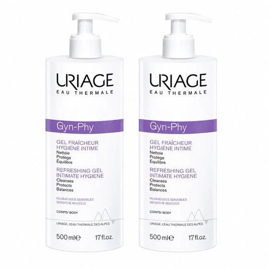 Intimný gél Uriage Gynphy, 500 ml, balenie po 2 kusoch