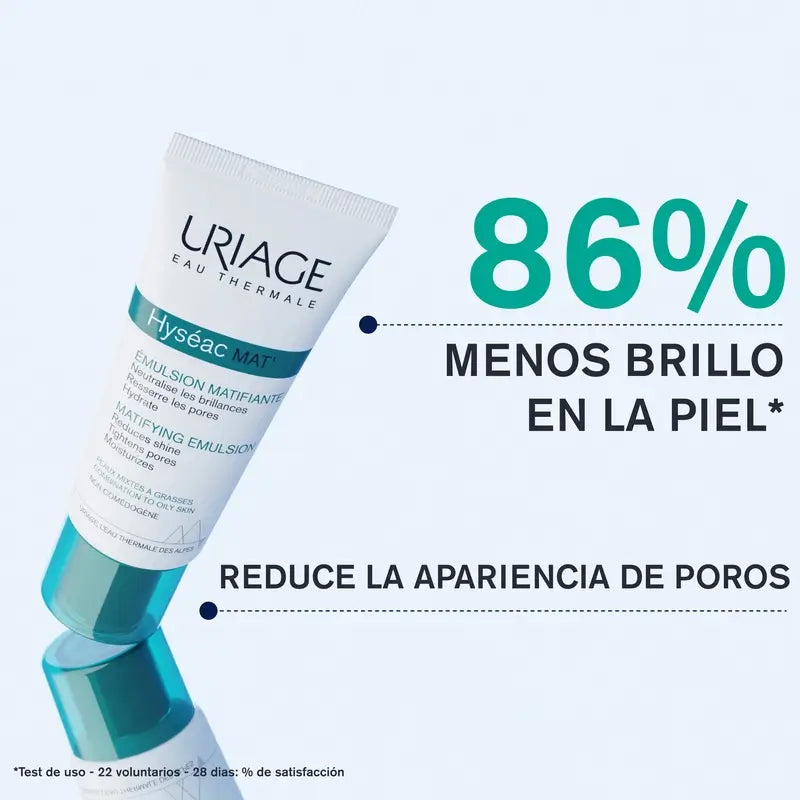 Uriage Hyséac Mat 40 ml – regulácia lesku a pórov
