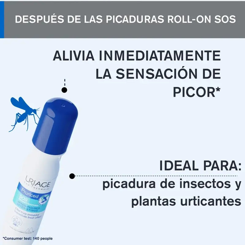 Uriage Pruriced SOS starostlivosť po uštipnutiach, 15 ml
