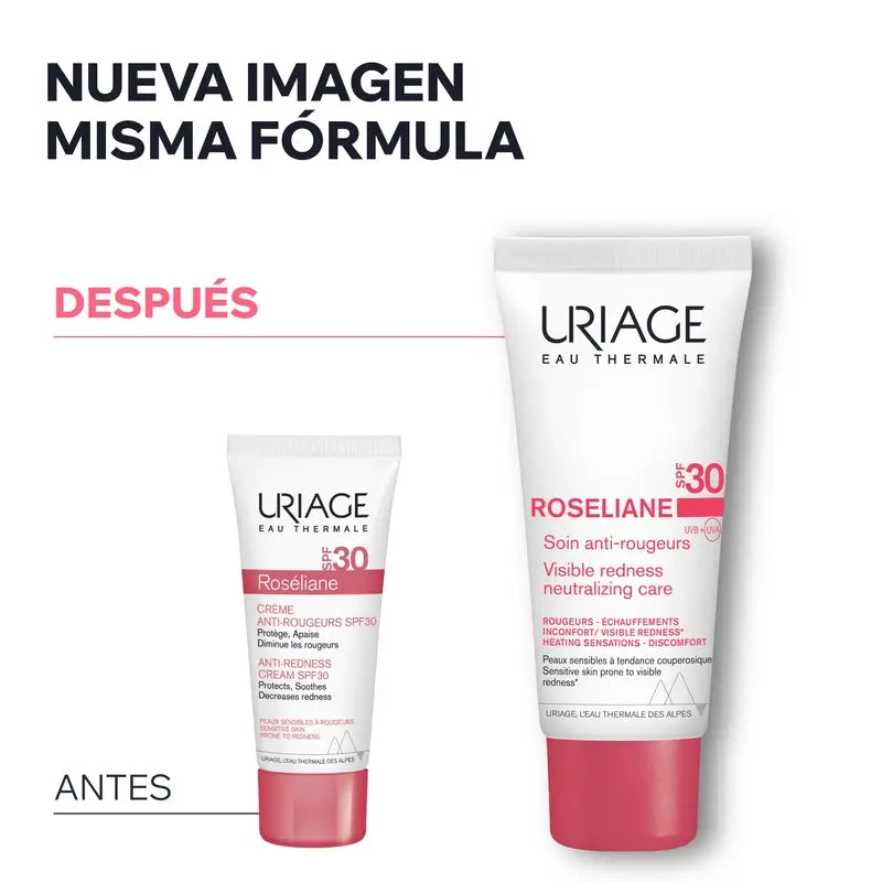 Uriage Roséliane Krém proti začervenaniu SPF 30 40 ml