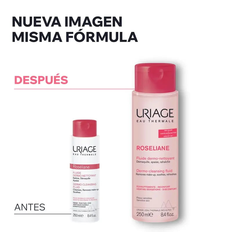 Uriage Roséliane Dermočistiaci fluid, 250 ml
