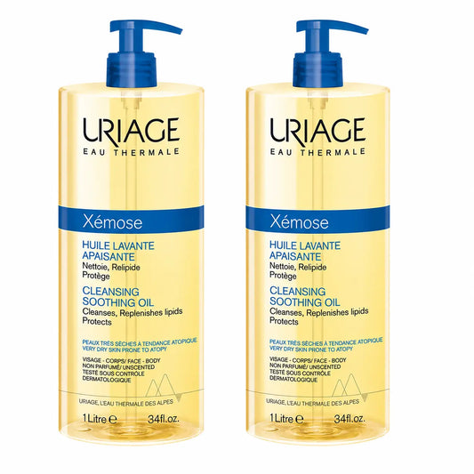 Uriage Xemose C8+ Čistiaci olej proti svrbeniu 1000 ml, balenie po 2 ks