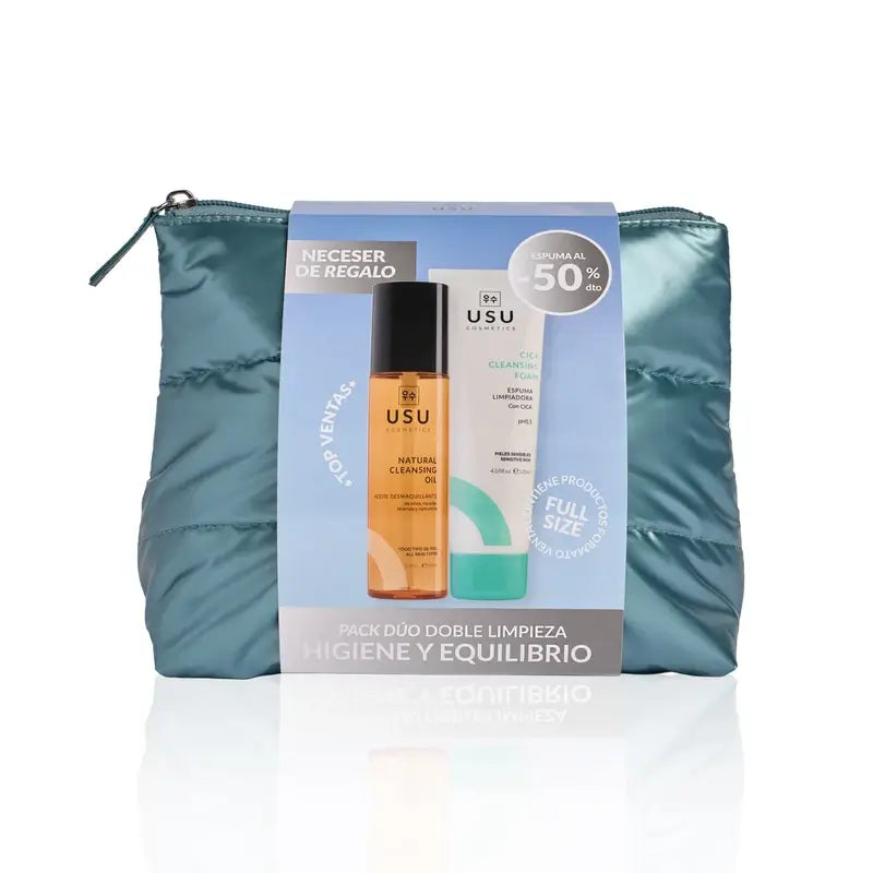 Usu Cosmetics Duo balenie na dvojité čistenie s peelingom