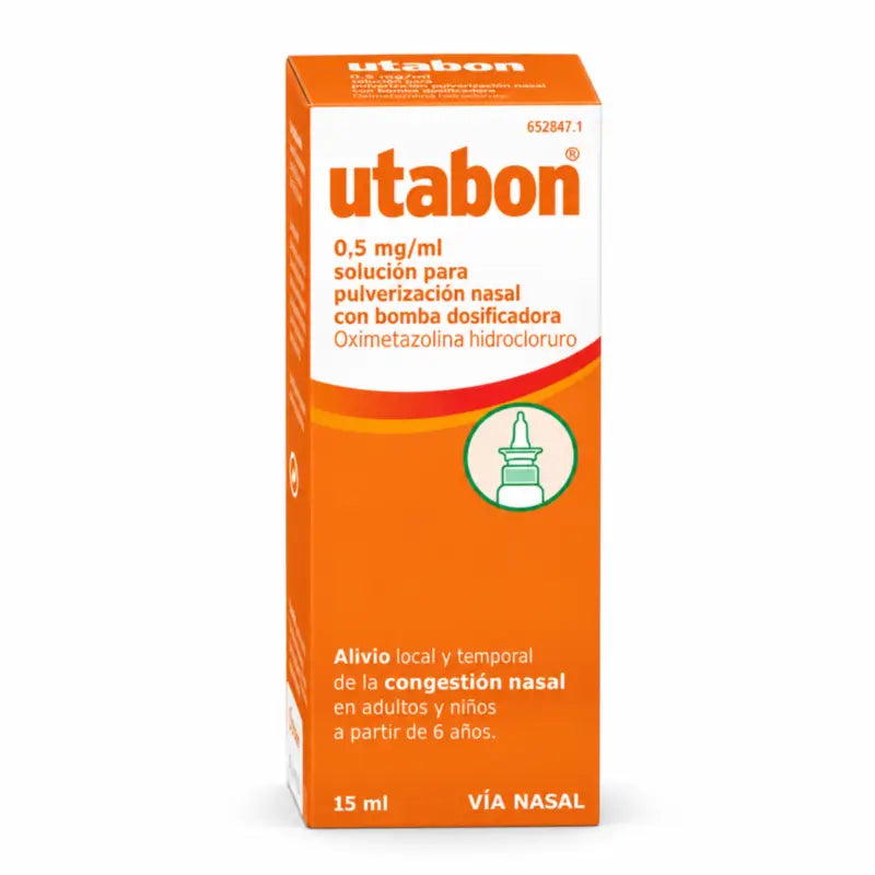 Utabon pre dospelých 0,5 mg/ml nosný inhalátor s dávkovacou pumpičkou 15 ml