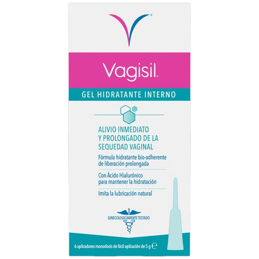 Vagisil zvlhčujúci gél na vnútorné použitie, 6 aplikátorov po 5 ml