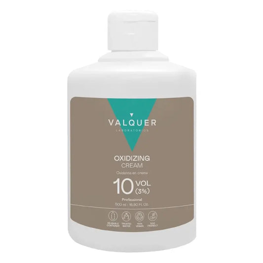 Valquer Peroxid vodíka 10 Vol (3 %) – Profesionálny oxidačný prostriedok na vlasy, 500 ml