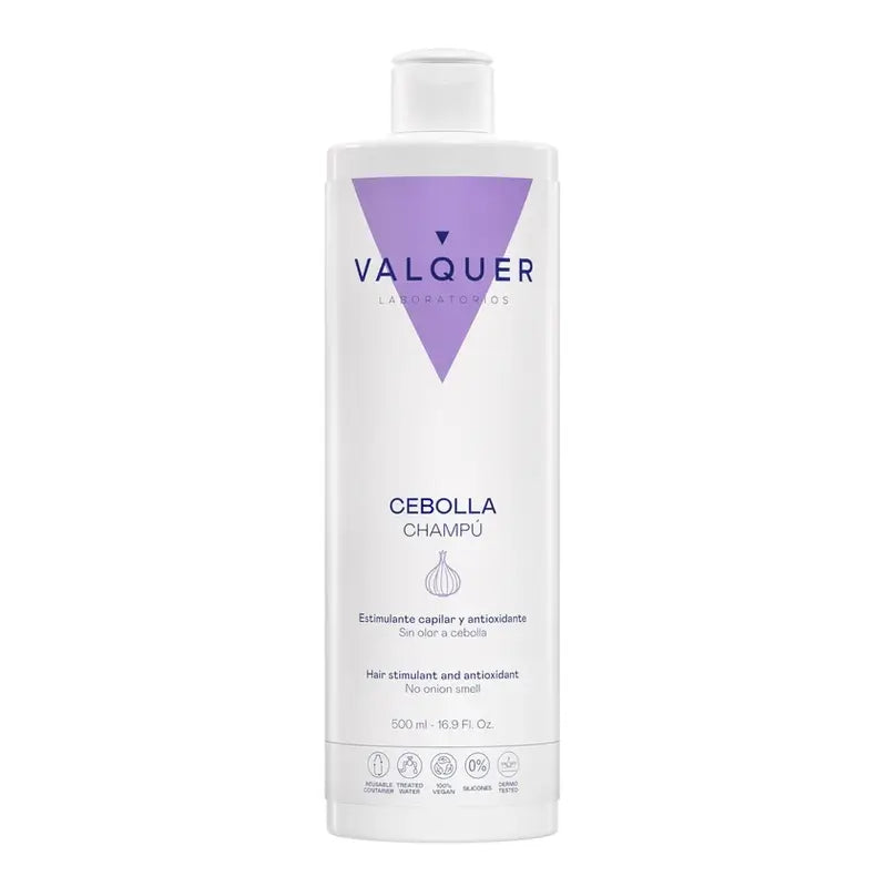 Šampón Valquer s cibuľou – revitalizujúci, antioxidačný a čistiaci, 500 ml