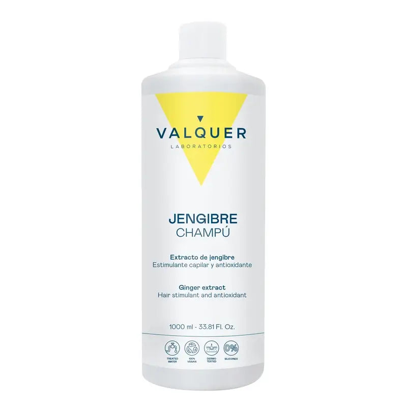 Valquer Šampón Ginger Strong so zázvorom – proti lupinám, revitalizujúci a posilňujúci, 1 l