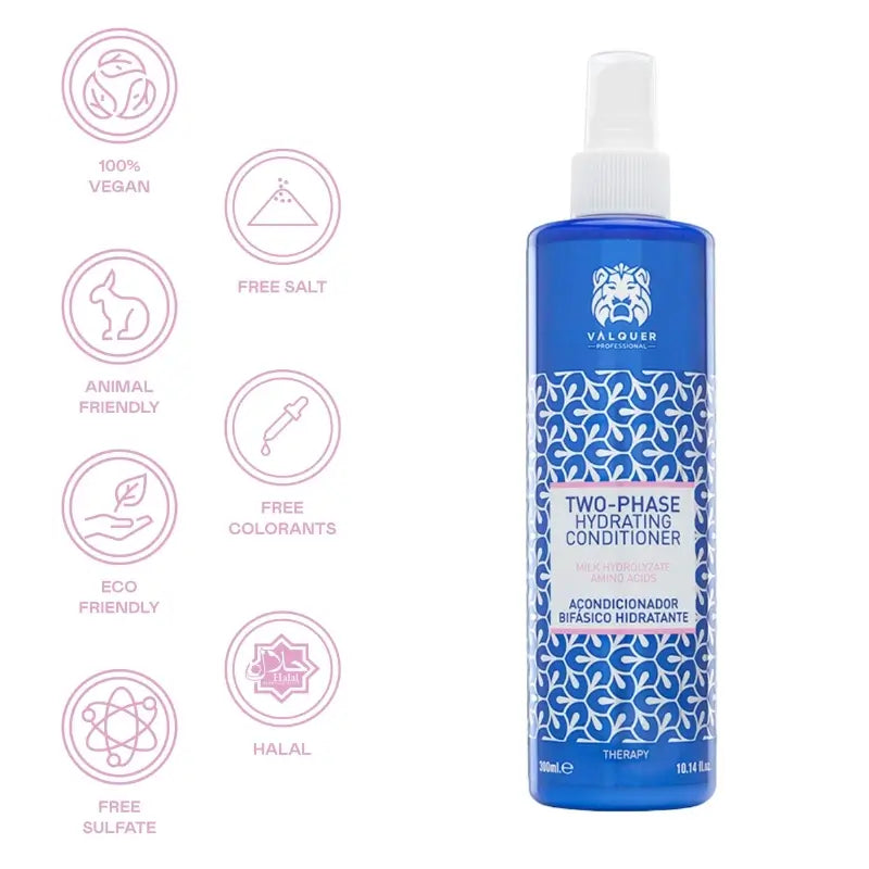 Valquer Hair Care Dvojfázový hydratačný kondicionér, 300 ml