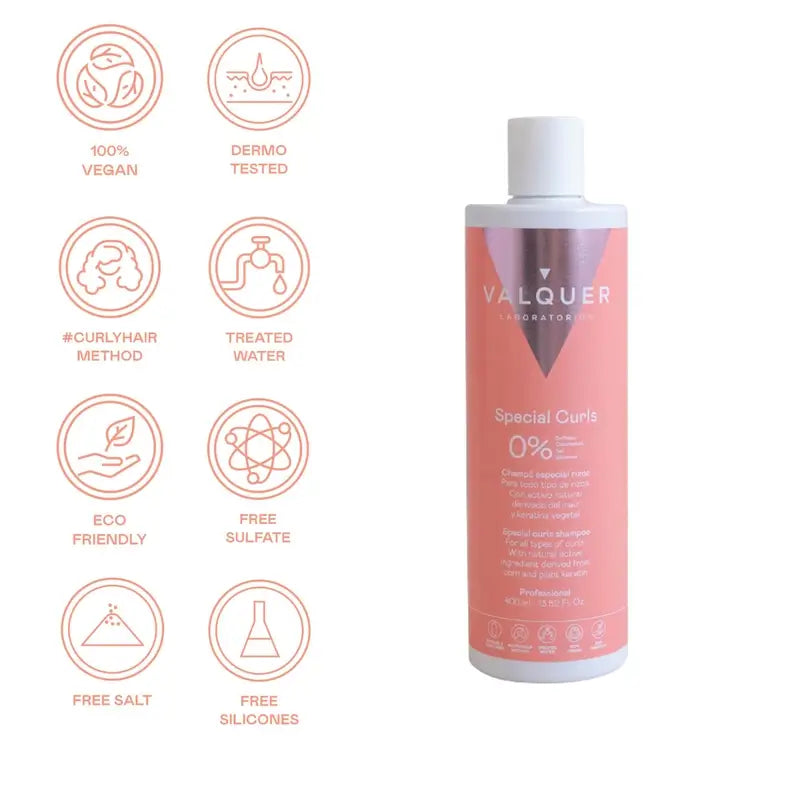 Valquer Hair Care Špeciálny šampón na kučeravé vlasy, 400 ml